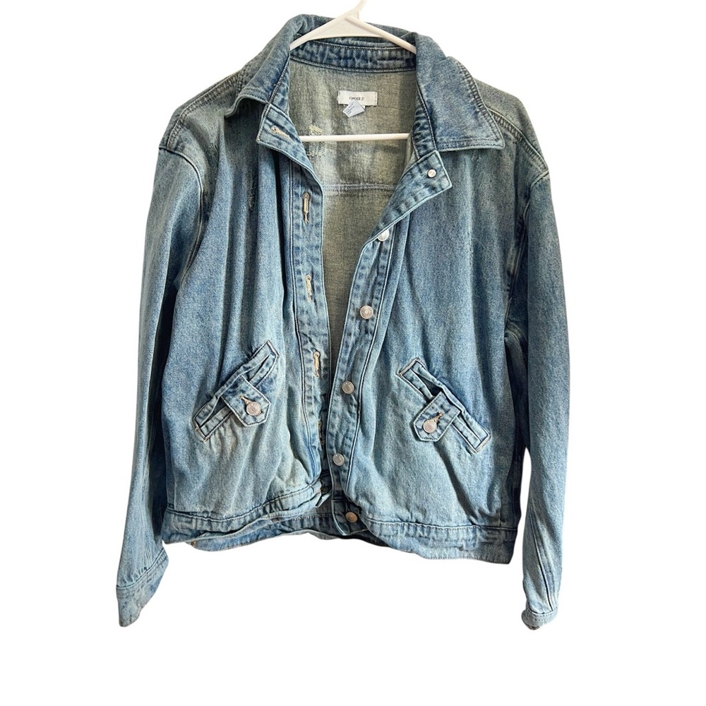Vintage-style Studded embellishment Denim Jacket